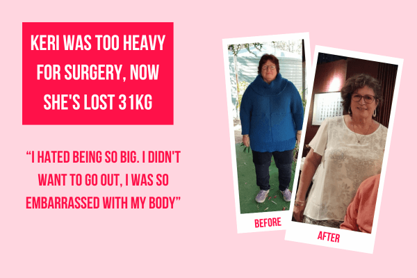 Keri Lost 31kg On The Lady Shake
