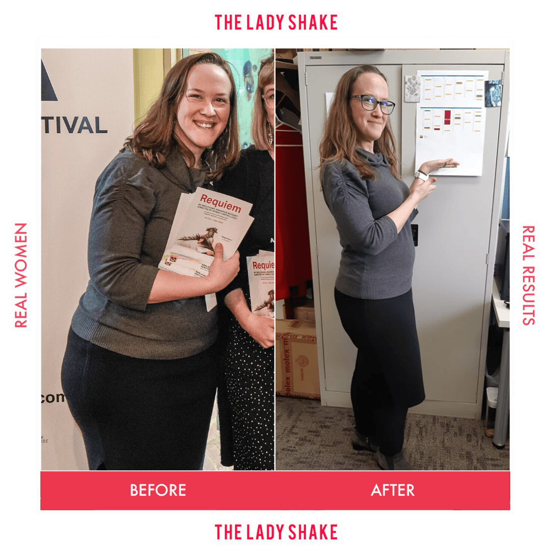 Prue lost an incredible 14kg
