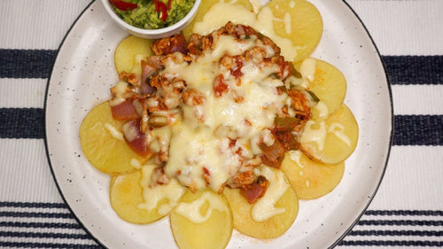 Low-Carb Potato Nachos
