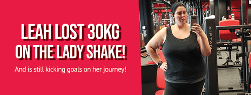 Leah has lost 30KG so far!