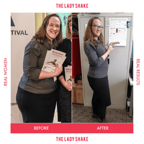 Prue lost an incredible 14kg